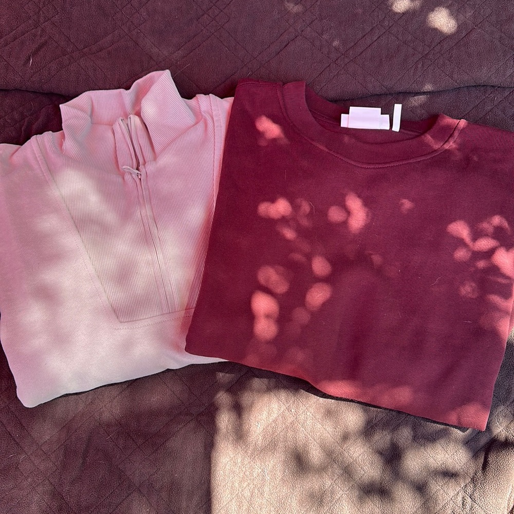 Two sweatshirts